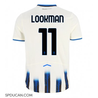 Muški Nogometni Dres Atalanta Ademola Lookman #11 Gostujuci 2025-26 Kratak Rukav Muški Nogometni Dres Atalanta Ademola Lookman #11 Gostujuci 2025-26 Kratak Rukav